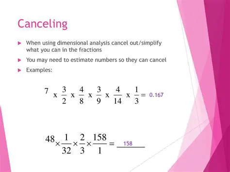 Not canceling out the fraction
