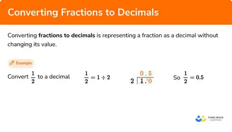 Not converting the ratio to a decimal or a fraction