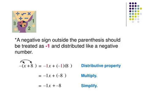 Not Distributing the Numbers Outside the Parentheses
