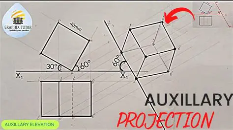 Not drawing the auxiliary lines correctly