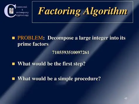 Not factoring the number into its prime factors