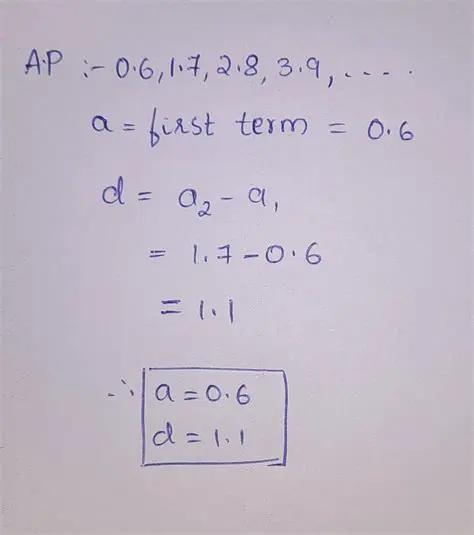 Not identifying the first term and the last term correctly