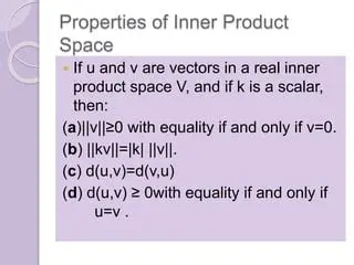 Not understanding the properties of inner product spaces