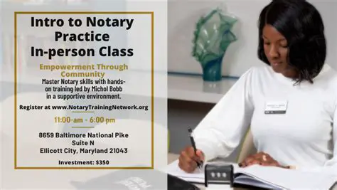 Notary Education and Training