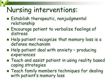 Nursing Interventions for PTSD