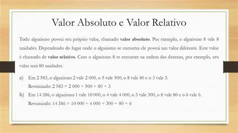 O Algarismo 4 como Valor Relativo