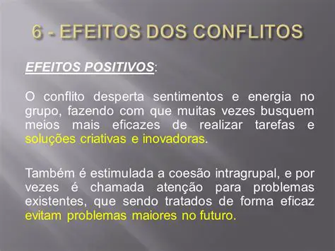 O Conflito Desperta Sentimentos e Energia