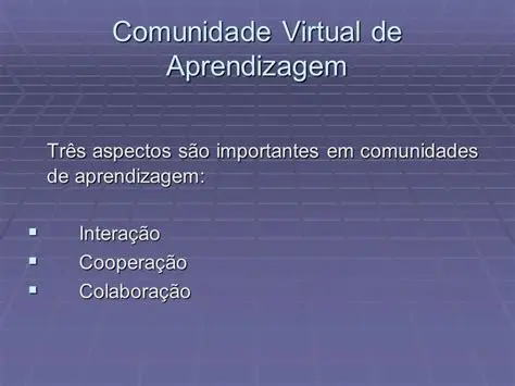 O Papel do Aluno na Comunidade Virtual de Aprendizagem