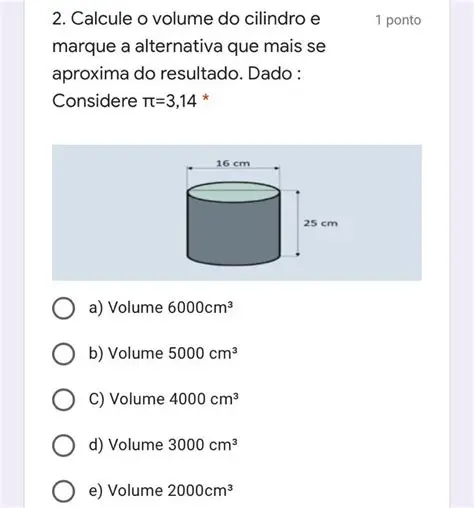 O Problema de Calculo de Volume