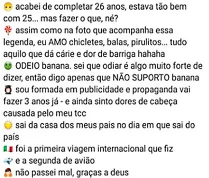 O Sentimento Predominante do Autor