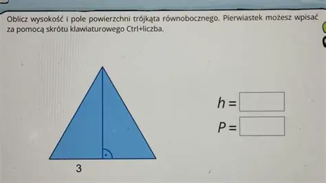 Obliczenie powierzchni stolika