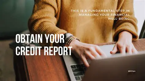 Obtaining your credit report