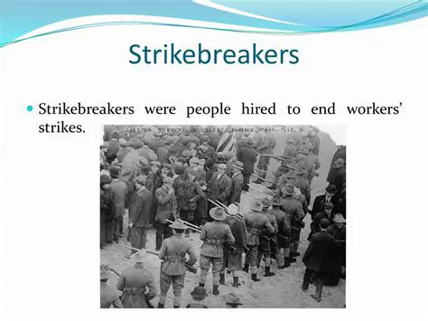 oppose the use of strikebreakers