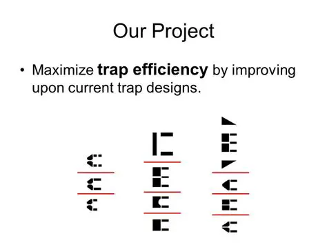 Optimization of trap design