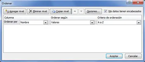 Ordenar por dos columnas con diferentes direcciones