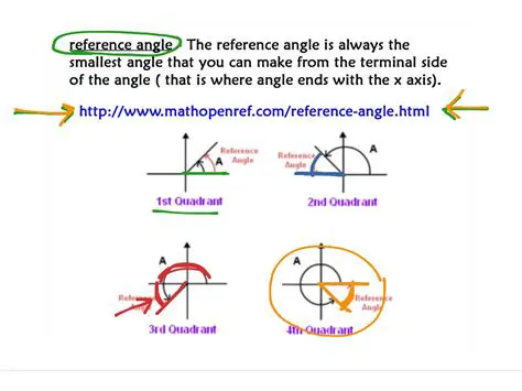 Ordered Pairs and Reference Angles