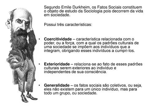 Os Fatos Sociais de acordo com Durkheim