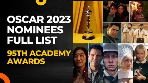 Oscar 2023 Best Picture Nominees: A Deep Dive into the Cinematic Contenders
