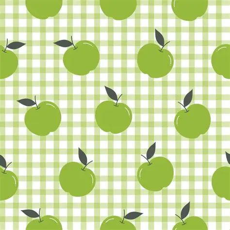 Our perception of the green apple