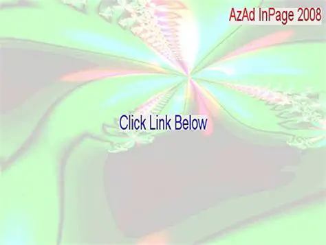 Overview of AzAd InPage 2008
