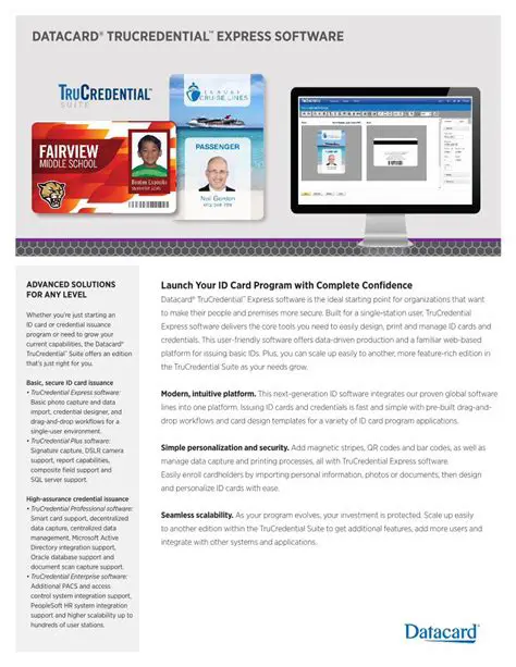 Overview of Datacard TruCredential Suite Software
