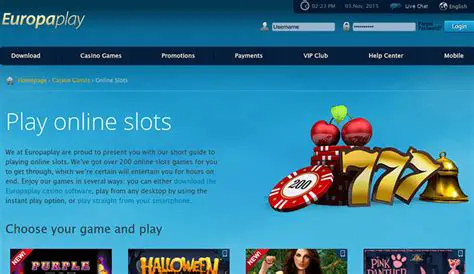 Overview of Europaplay Casino