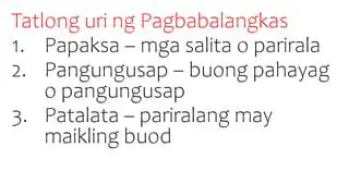 Pagbabalangkas ng Papariralang Uri