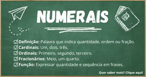 Palavras que expressam quantidades