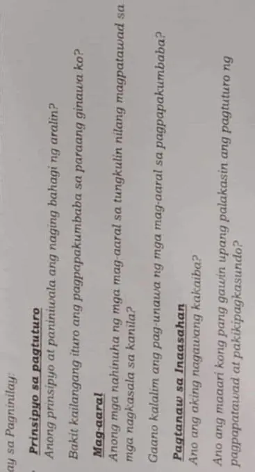 Paniniwala at mga Prinsipyo