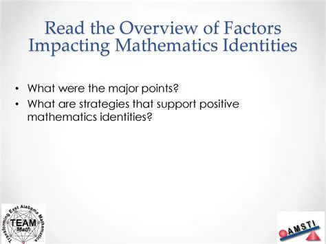 Participate in Mathematics Communities