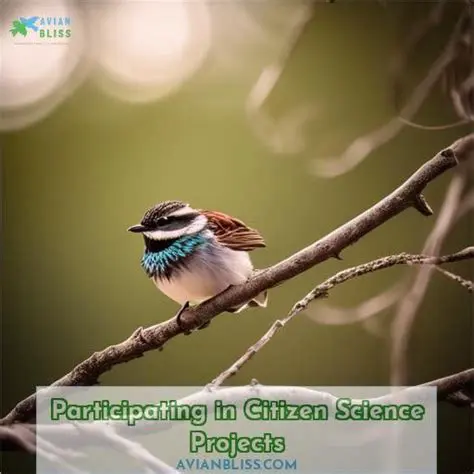 Participating in citizen science projects