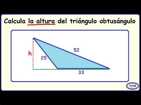 Paso a paso para calcular la altura