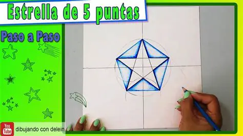 Pasos para dibujar una estrella perfecta de cinco puntas