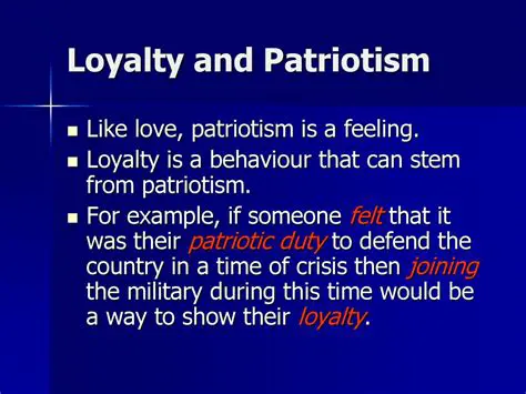 Patriotism: Defining Love and Loyalty to One's Country in the Modern World