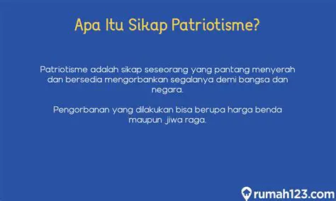 Patriotisme: Mendukung Pancasila dan Ciri-Ciri Sikap Patriotik