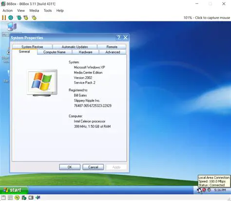 PC Emulation on Windows XP