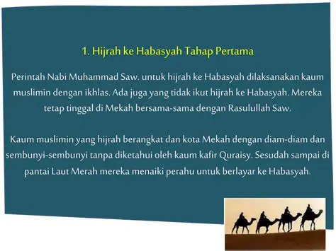 Pengaruh Hijrahnya Para Sahabat ke Habasyah