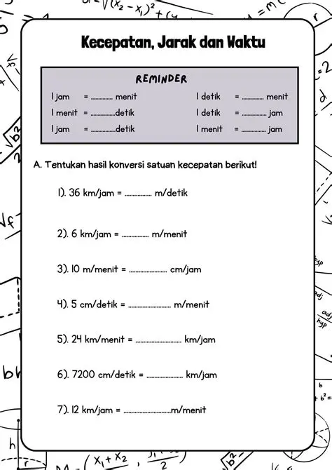 Pengenalan Konsep Waktu dalam Matematika