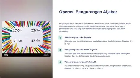 Pengenalan Operasi Aljabar