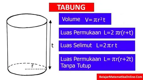 Pengertian dan Rumus Luas Permukaan Tabung