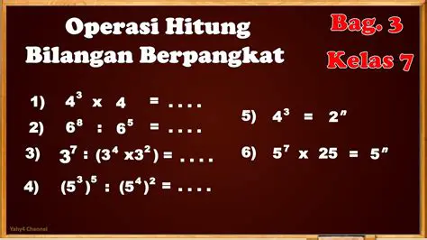 Pengertian Operasi Pangkat