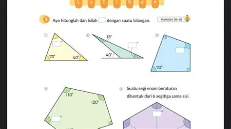 Pengertian Sudut pada Bangun Datar
