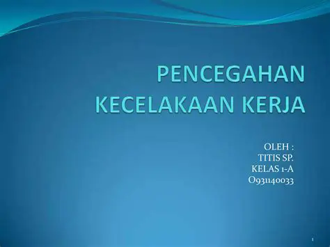 Peraturan Pemerintah yang Mengatur Pencegahan Kecelakaan Kerja