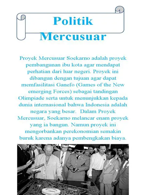 Perbedaan Politik Mercusuar dan Nasakom