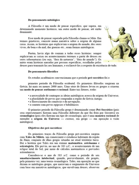 Perguntas e Respostas sobre a Filosofia Grega Antiga