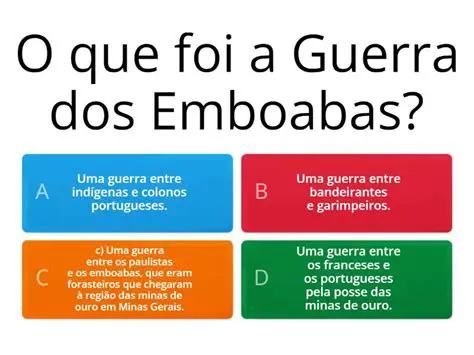 Perguntas e Respostas sobre a Guerra dos Emboabas