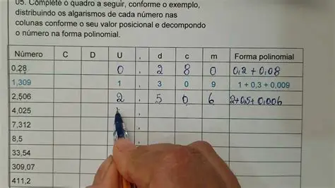 Perguntas e Respostas sobre a Ordem dos Algarismos