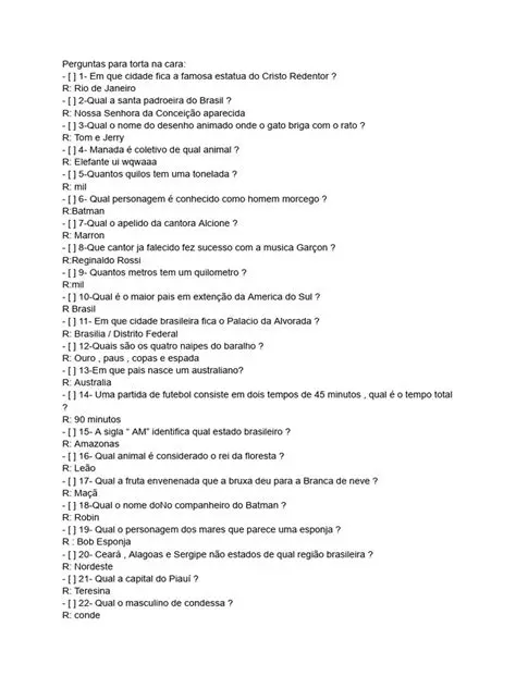 Perguntas e Respostas sobre a Viagem de Gulliver