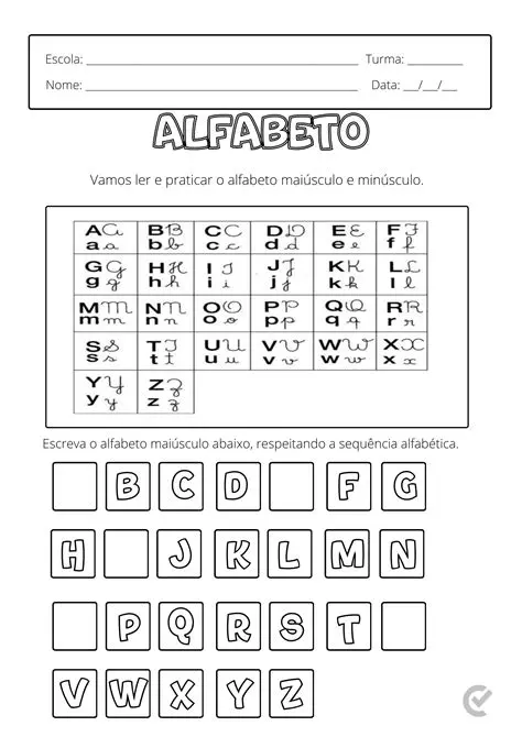 Perguntas e Respostas sobre o Alfabeto e a Linguagem Escrita