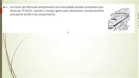 Perguntas e Respostas sobre o Trem de 200m de Comprimento